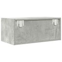 SZAFKA RTV BETON SZARY 60X31X25,5CM DREWNO KLEJONE