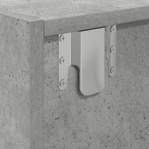 SZAFKA RTV BETON SZARY 60X31X25,5CM DREWNO KLEJONE