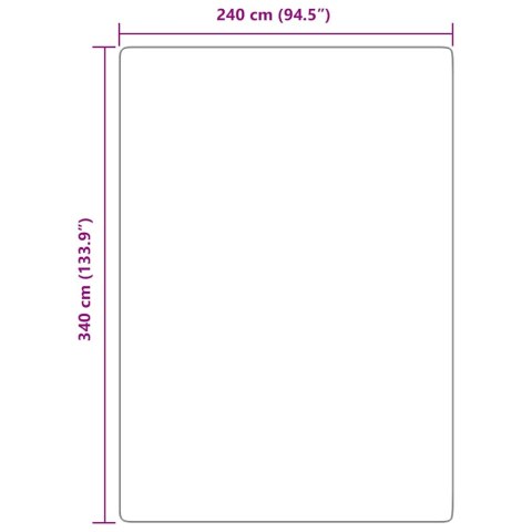 DYWAN SHAGGY Z DŁUGIM WŁOSIEM CIEMNOSZARY 240X340CM POLIESTER