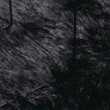 DYWAN SHAGGY Z DŁUGIM WŁOSIEM CZARNY 240X240CM
