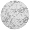 DYWAN SHAGGY Z DŁUGIM WŁOSIEM JASNOSZARY 160X160CM POLIESTER