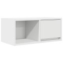 SZAFKA RTV BIAŁA 60X31X25,5CM DREWNO KLEJONE