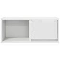 SZAFKA RTV BIAŁA 60X31X25,5CM DREWNO KLEJONE