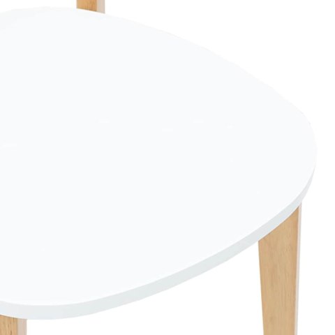 KRZESŁA DO JADALNI 2 SZT. LITE DREWNO GUMA