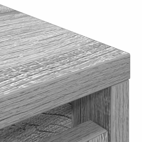 SZAFKA NA BUTY SZARA SONOMA 29,5X34X76CM DREWNO KLEJONE