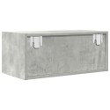 SZAFKI RTV 2 SZT. BETON SZARY 60X31X25,5CM DREWNO KLEJONE