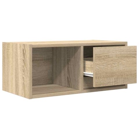 SZAFKI RTV 2 SZT. DĄB SONOMA 60X31X25,5CM DREWNO KLEJONE