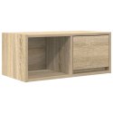 SZAFKI RTV 2 SZT. DĄB SONOMA 60X31X25,5CM DREWNO KLEJONE