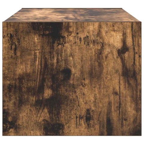 SZAFKI RTV 2 SZT. DĄB WĘDZONY 60X31X25,5CM DREWNO KLEJONE