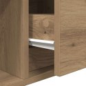 VidaXL Szafka RTV Artisan Oak 80x31x25,5 cm Drewno klejone