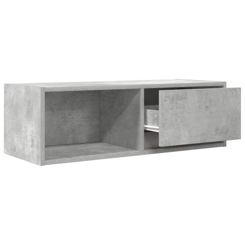 SZAFKA RTV BETONOWA SZARA 80X31X25,5CM DREWNO KLEJONE