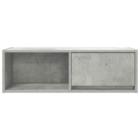 SZAFKA RTV BETONOWA SZARA 80X31X25,5CM DREWNO KLEJONE