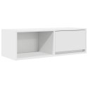 SZAFKA RTV BIAŁA 80X31X25,5CM DREWNO KLEJONE