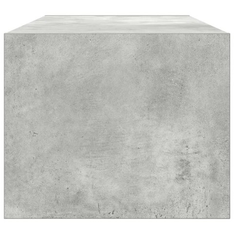 SZAFKI RTV 2 SZT. BETON SZARY 80X31X25,5CM DREWNO KLEJONE