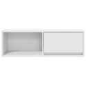 SZAFKI POD TV 2 SZT. BIAŁE 80X31X25,5CM DREWNO KLEJONE