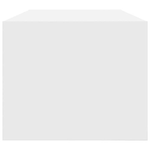 SZAFKI POD TV 2 SZT. BIAŁE 80X31X25,5CM DREWNO KLEJONE