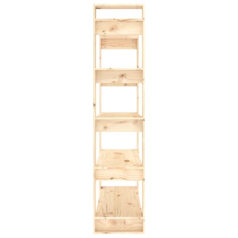 REGAŁ NA KSIĄŻKI/PRZEGRODA 80X35X160CM LITE DREWNO SOSNOWE