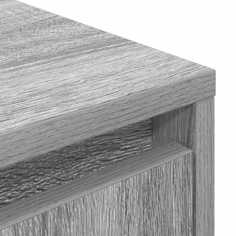 SZAFKA RTV Z OŚWIETLENIEM LED SZARA SONOMA 100X41X50CM