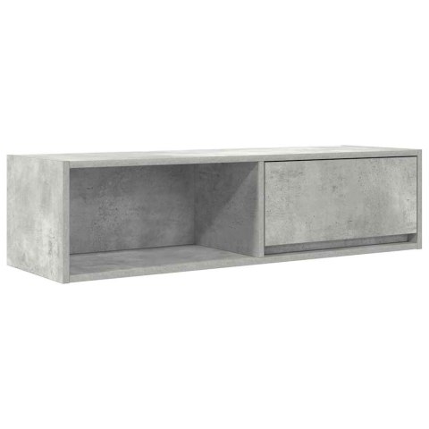 SZAFKI RTV 2 SZT. BETON SZARY 100X31X25,5CM DREWNO KLEJONE