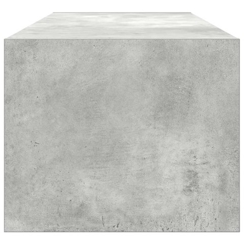 SZAFKI RTV 2 SZT. BETON SZARY 100X31X25,5CM DREWNO KLEJONE