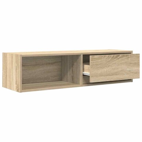 SZAFKI RTV 2 SZT. DĄB SONOMA 100X31X25,5CM DREWNO KLEJONE