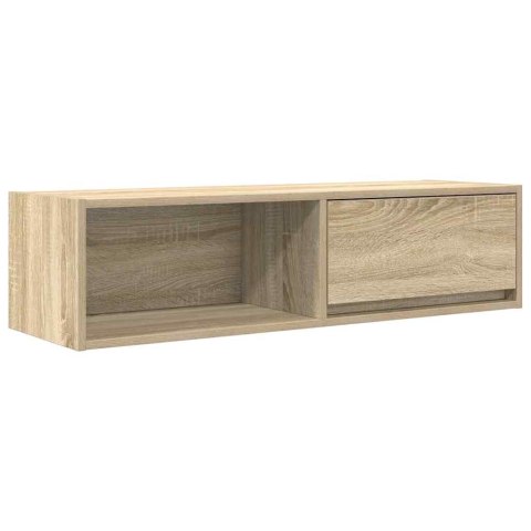 SZAFKI RTV 2 SZT. DĄB SONOMA 100X31X25,5CM DREWNO KLEJONE