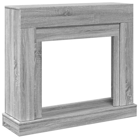 OBUDOWA KOMINKA SZARY DĄB SONOMA 100X30X87,5CM
