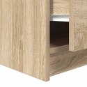 STOLIK KAWOWY Z SZUFLADAMI SONOMA OAK 100X100X40CM