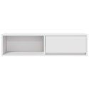 SZAFKI POD TV 2 SZT. BIAŁE 100X31X25,5CM DREWNO KLEJONE