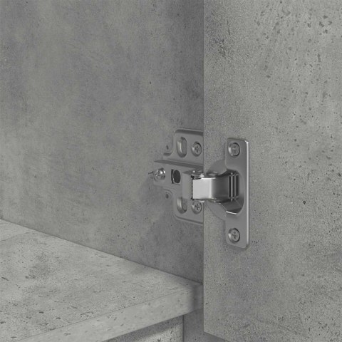 KOMODA BETONOWA SZARA 29,5X34X119,5CM DREWNO KLEJONE