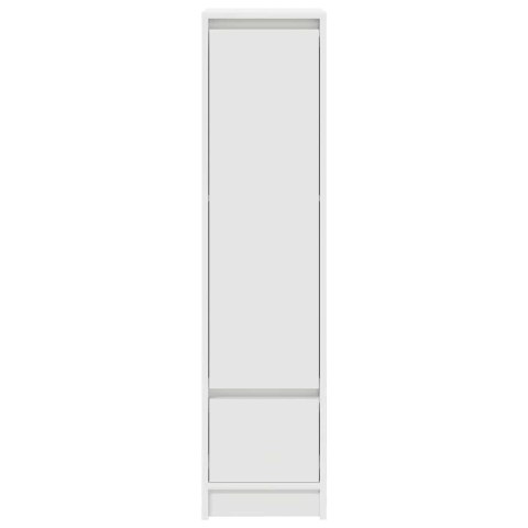 KOMODA BIAŁA 29,5X34X119,5CM DREWNO KLEJONE