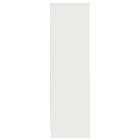 KOMODA BIAŁA 29,5X34X119,5CM DREWNO KLEJONE