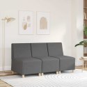 SOFA FOTEL CIEMNOSZARY 55CM TKANINA