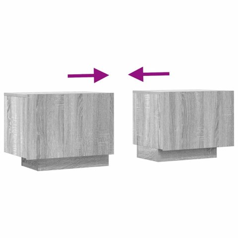 SZAFKA POD TELEWIZOR SZARY DĄB SONOMA 100X35X40CM