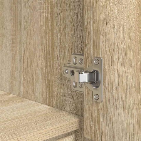 KOMODA SONOMA OAK 29,5X34X119,5CM DREWNO KLEJONE