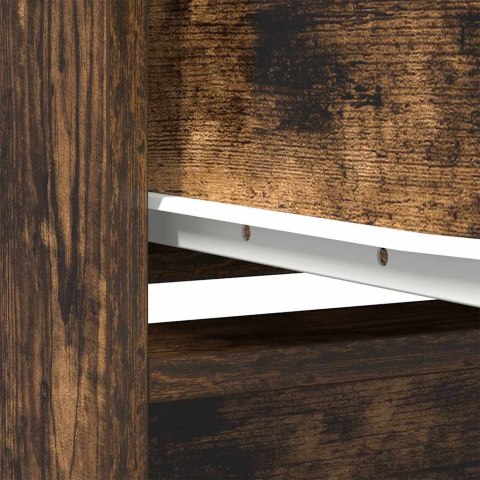 KOMODA Z DREWNA KLEJONEGO DĄB WĘDZONY 29,5X34X119,5CM