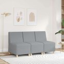 SOFA FOTEL JASNOSZARY 55CM TKANINA