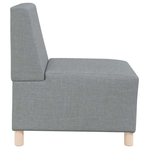 SOFA FOTEL JASNOSZARY 55CM TKANINA