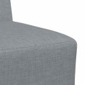 SOFA FOTEL JASNOSZARY 55CM TKANINA