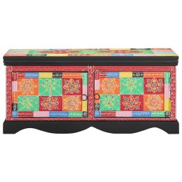 STOLIK KAWOWY WIELOKOLOROWY 90X50X40CM LITE DREWNO MANGO