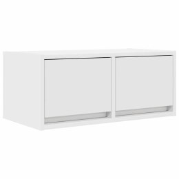 SZAFKA RTV BIAŁA 60X31X25,5CM DREWNO KLEJONE