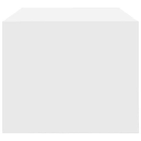 SZAFKA RTV BIAŁA 60X31X25,5CM DREWNO KLEJONE