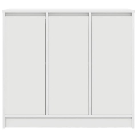 KOMODA BIAŁA 85X34X76CM DREWNO KLEJONE