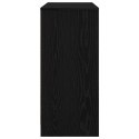 KOMODA CZARNY DĄB 85X34X76CM DREWNO KLEJONE