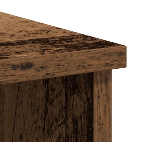 KOMODA Z SZUFLADĄ STARE DREWNO 101X35X76CM DREWNO KLEJONE