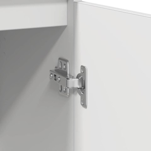 KOMODA BIAŁA 57X34X76CM DREWNO KLEJONE