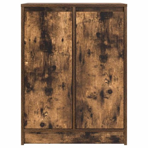 KOMODA DĄB WĘDZONY 57X34X76CM DREWNO KLEJONE