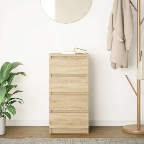KOMODA SONOMA OAK 37,5X35X76CM DREWNO KLEJONE