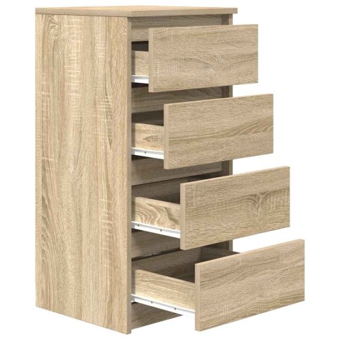 KOMODA SONOMA OAK 37,5X35X76CM DREWNO KLEJONE