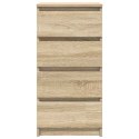 KOMODA SONOMA OAK 37,5X35X76CM DREWNO KLEJONE